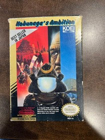 Nobunaga&rsquo;s Ambition Nintendo NES COMPLETE CIB - Free Shipping!!