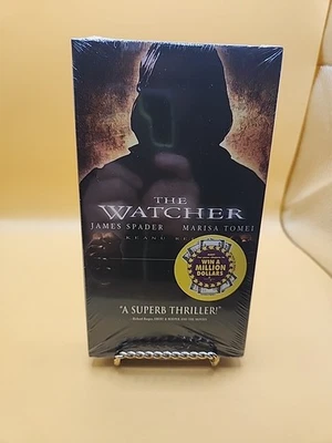 The Watcher VHS 2001 James Spader Keanu ReevesvMaris Tomei NEW Sealed watermarks - Image 1 of 4