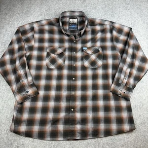 Dixxon Flannel Company Hemd Herren 5XL kariert Patina D-Tech Polyester Button Down - Bild 1 von 13