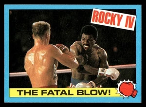 1985 Topps The Fatal Blow! #24 Rocky IV - Picture 1 of 2