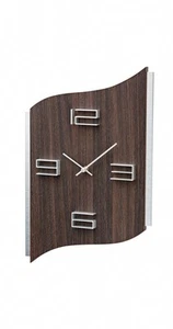 Modern wall clock with quartz movement from AMS AM W9612 NEW - Picture 1 of 1