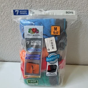 Fruit Of The Loom Boxer Briefs Boys Medium Multicolor 5 Pack Coolzone Fly NEW - Picture 1 of 6