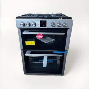 KENWOOD KDGC66S22 60 cm Dual Fuel Cooker - Silver-N1117 £429RRP - Picture 1 of 10