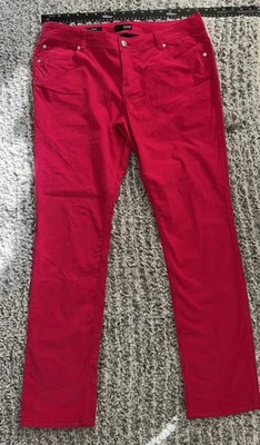 A.N.A. Новый подход ярко розовый узкий крой вельветовые брюки 34 x 30 размер 32/14 - Изображение 1 из 4