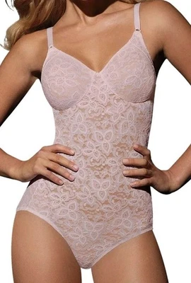 Lencería modeladora corporal con aros Bali 34B Rose All-Over Solutions estilo #8L10 Foto 1 de 4