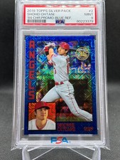 Shohei Ohtani 2019 Topps Silver Pack 1984 Chrome BLUE 132/150 PSA 9 Mint T84U-2