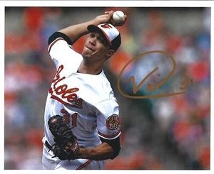 Ubaldo Jimenez autograph signed 8 x 10 inch photo ORIOLES - Picture 1 of 1