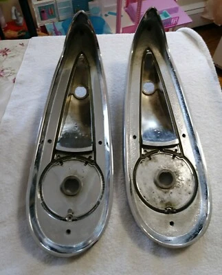 Plymouth Mopar 1957 luces traseras, carcasa, vagón suburbano usado # 10 Foto 1 de 4