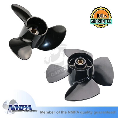 CAPTAIN Boot Propeller Für Mercury Tohatsu Parsun Außenborder 4-6ps Alle Größen 12 Zähne