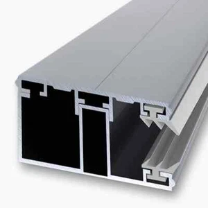 Randprofil für Stegplatten 16 mm 60 mm Breit Alu Alu inkl. Lippendichtungen - Bild 1 von 1