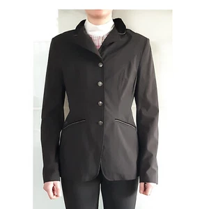 Turnier-Sakko Jacket Reitjacke Damen schwarz Gr. 38 Softshell USG - Bild 1 von 12