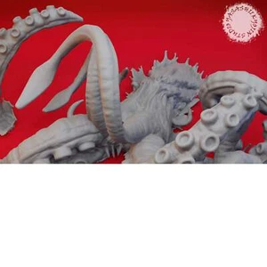 Kraken | ESCALA DE MESA | TTRPG Monster Miniature | Yasashii Kyojin Studio - Imagen 1 de 7