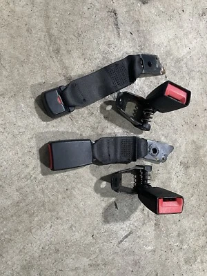 1997-2003 BMW E39 540i 528i 525i 530i M5 523i 535i Rear Seat Belt Buckles Black Foto 1 de 4