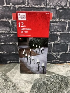 Home Accents Holiday Universal 12" Light Stakes - Pack of 25 - Picture 1 of 2