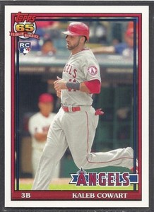 2016 Topps Archives Baseball - #291 - Kaleb Cowart - Los Angeles Angels
