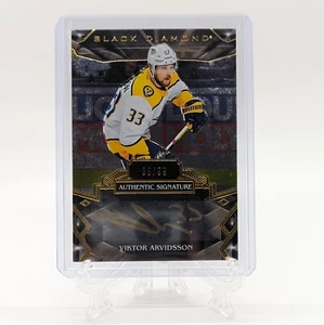 2019-20 Black Diamond Authentic Signature AUTO Victor Arvidsson /99 Predators - Picture 1 of 2