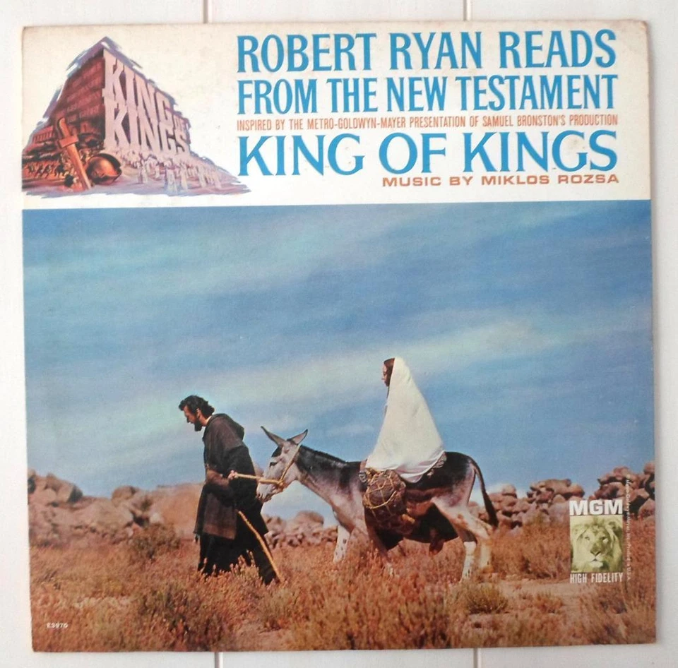 RARE ROBERT RYANS ALBUM Reads NEW TESTAMENT DEMO MGM SE3970 Record LP - Image 1 of 1