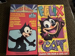 Lot 2 Felix The Cat 4 Episode VHS Kids Klassics 1985 Classic Fun Cool Cat 1991 - Picture 1 of 4