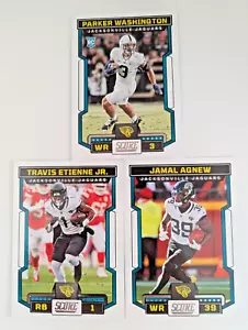 Jacksonville Jaguars Lot - Washington Etienne Jr. Agnew 2023 Score - Bild 1 von 1