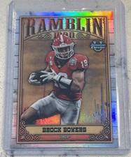 2023 Bowman Chrome U RM1 BROCK BOWERS Ramblin Man Refractor Georgia Bulldogs