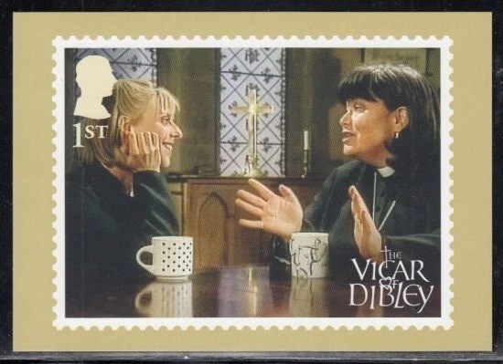 GRAN BRETAÑA El Vicario de Dibley, Alice & Geraldine Tarjeta PHQ Foto 1 de 1