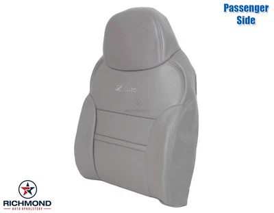 00-01 Ford Excursion Limited - Cubierta de asiento de cuero con respaldo inclinado lateral del pasajero gris Foto 1 de 4