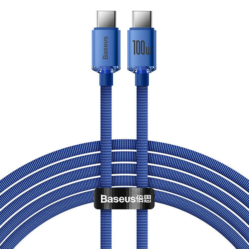 Baseus PD 100W Type-C USB C Fast Charging Data Cable For Samsung Huawei Xiaomi - Image 1 of 4