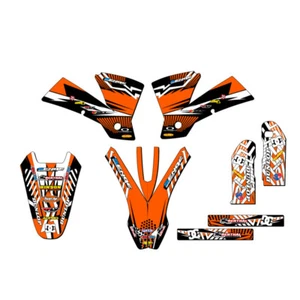 2002 SX MAYHEM Orange Senge Graphics Kit Compatible with KTM - Picture 1 of 10