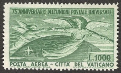 (AOP) Vatican #C19 unused (no gum) - Image 1 of 2