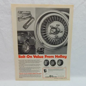 HOLLEY JET MAG WHEELS 1975 WERBEMAGAZIN ANZEIGE - Bild 1 von 1
