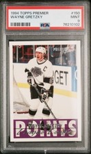 1994 Topps Premier Points League Leader Wayne Gretzky #150 PSA 9 MINT