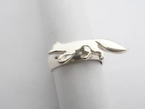 Volpe : Anello in Argento 925 - Simbolo di Furbizia - Astuzia - Intelligenza - Foto 1 di 8