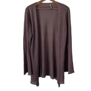 Acrobat 100% Linen Waterfall Cardigan Wrap Size M/L - Picture 1 of 9