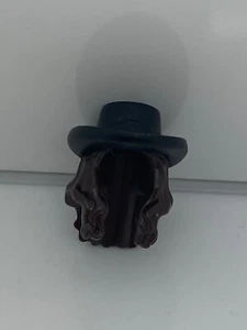 Lego Angelica Dark Brown Minifigure, Hair Combo, Hair with Hat  HP#18 - Picture 1 of 1