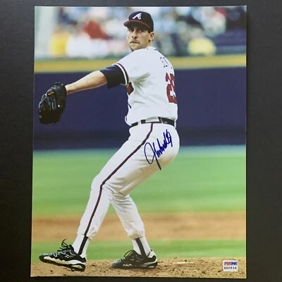 John Smoltz CY Young Atlanta Braves Signed 11X14 Photo PSA Authentic Autograph - Image 1 of 4