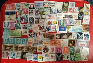 Face Value $12.42 Usa Uncanceled Stamps Off Paper