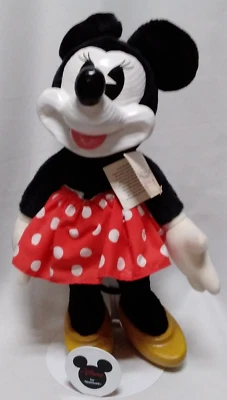 MUÑECA VINTAGE 1989 WALT DISNEY MINNIE MOUSE SERIE ESCULTURA EN MADERA POR APLAUSOS Foto 1 de 4