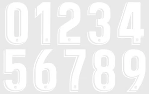 2018 2019 2020 2021 OFFIZIELLE ATLETICO MADRID ZUHAUSE WEISSE SPIELER GRÖSSE ZAHLEN - Bild 1 von 4