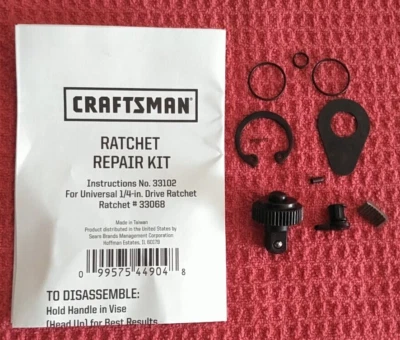 NEW, RARE Craftsman 1/4" Ratchet Repair Kit 33102--# 33068 - Image 1 of 3