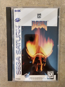 Doom Sega Saturn 1997 CIB Tested W/ Manual Horror Video Game MINT Disk Complete