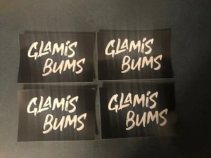 GLAMIS BUMS Custom Vinyl Decal Sticker Logo 4PCS 3X2 OFFROAD LIFE - Picture 1 of 1