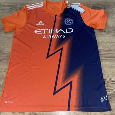 NEW YORK CITY FC Adidas Away Football Shirt 2022-2023 NEW NYCFC Jersey BNWT - Image 1 of 4