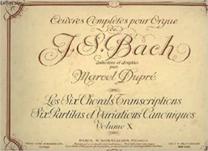 OEUVRES POUR ORGUE - LES 6 CHORALS TRANSCRIPTIONS / SIX PARTITAS ET VARIATIONS - Imagen 1 de 1