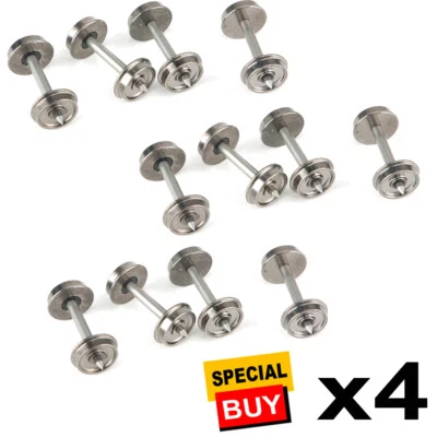 Walthers Proto 33" Turned Metal Wheelsets w/ Metal Axles (48-Pack) HO Scale - Image 1 of 2