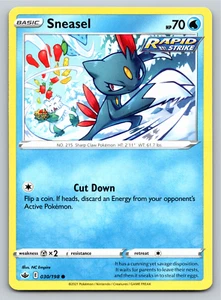 Tarjeta Pokémon Sneasel 030/198 Common Chilling Reign - Casi nueva - Imagen 1 de 2