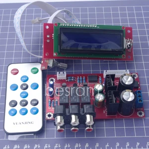 PGA2311U 3 Input Signal Switching Remote Volume Control Preamplifier Board Kit - Picture 1 of 3