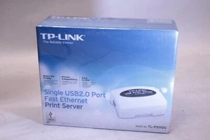 TP-Link TL-PS11OU Single USB2.0 Port Fast Ethernet Printer Server Sealed - Picture 1 of 3
