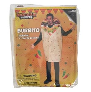 New Spooktacular Creations BURRITO COSTUME Halloween Party Men's Size Large L - Picture 1 of 7