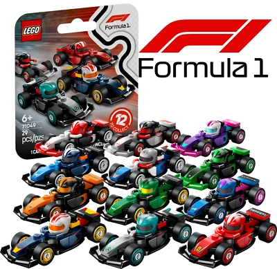 LEGO 71049 Formula 1 Collectible Race Cars - Choose your Minifigure Car NEW - image 1 of 4