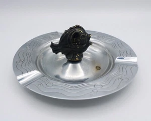 VTG Chase Co Art Deco Fish Chrome Ashtray Marked Patent Number 1830590 - Picture 1 of 10